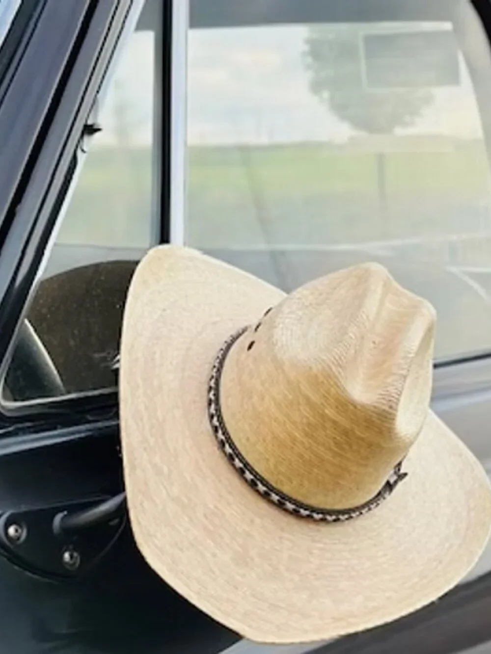 Lone Star Hats Carson 216PLV Palm Leaf Western Cowboy Hat Size 7 1/4